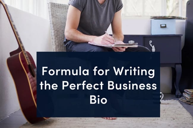 Formula for Writing the Perfect Business Bio